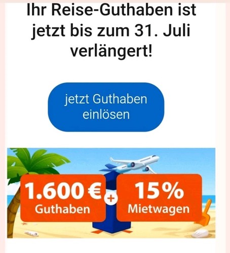 Check24 1600 reiseguthaben - 1600€,